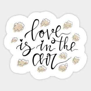 Love is in the air Sticker